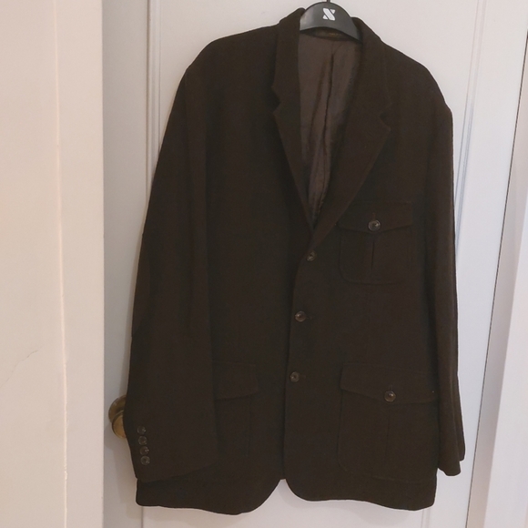 Tasso elba men sport coat size M wool blend - Picture 4 of 10